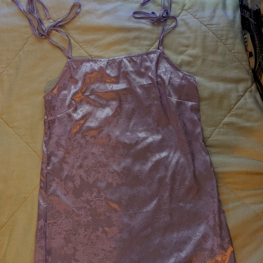 Satin flower dress